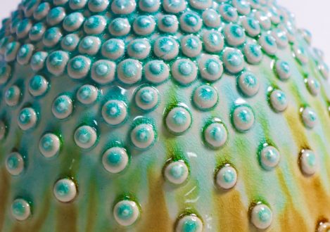 bumpy clay ornament