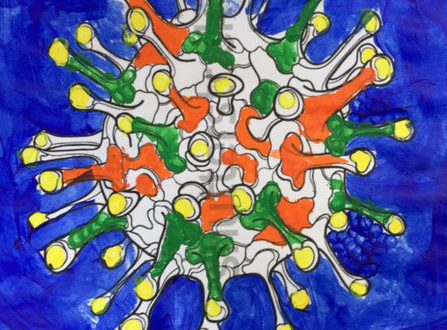 drawing of a germ