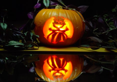 Pumpkin carving by Tom