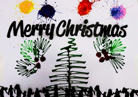 Christmas Card Design Halliford School