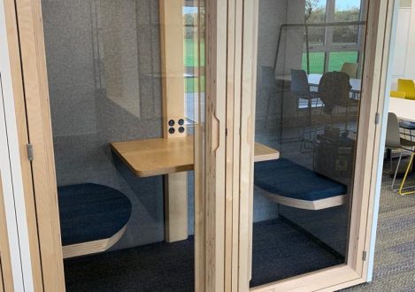 Our quiet rooms for students to use when they are studying