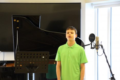 boy singing