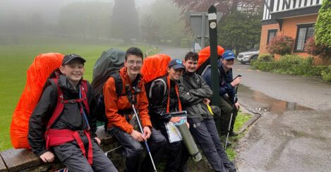 hikers from Duke of Edinburgh