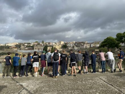 Sorrento music tour with a group of students