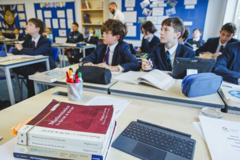 students in the classroom