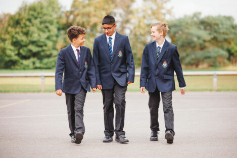 boys walking