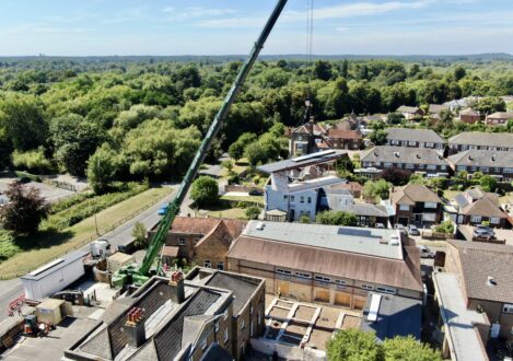 crane at a school