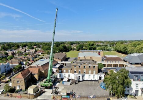 crane at a school